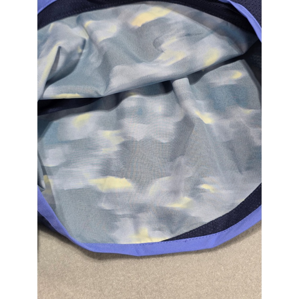 Nike Tempo Dri-FIT Running Shorts Navy Yellow Abstract Print Womens Small - Picture 5 of 9